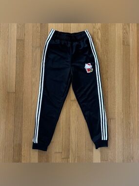 Hello Kitty x Adidas Pants Youth Medium(11-12y) RARE Joggers Track Pants